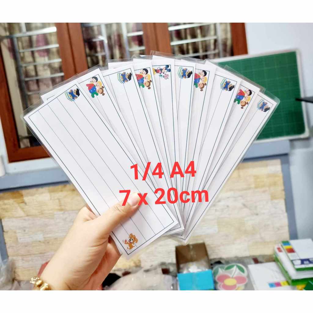 Thẻ từ các kích cỡ: 1/2 A4 - 1/2 A3 - 1/3 A4 - 1/4 A4...Có nam châm lá