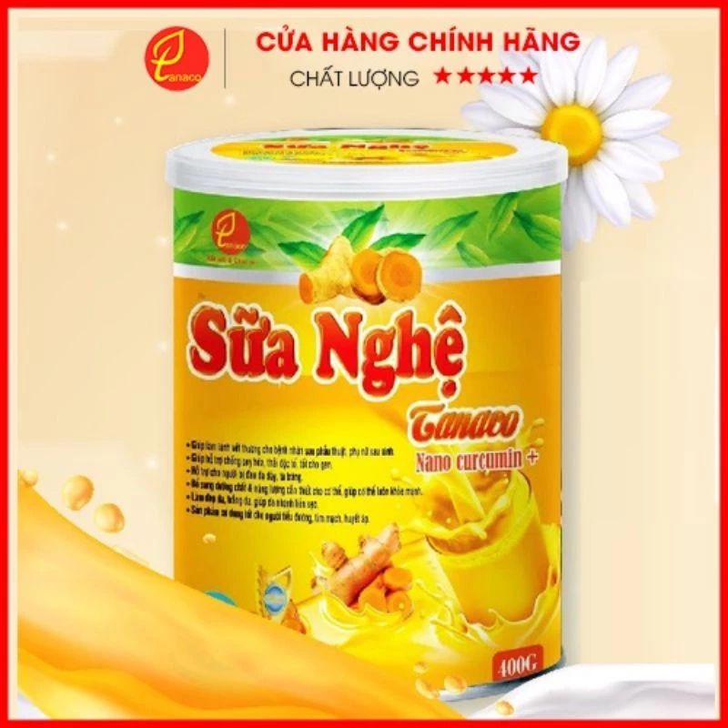 SỮA NGHỆ TANACO NANO CURCUMIN - Hộ trợ dạ dày,tá tràng ,đẹp da đẹp dáng,bồi bổ mẹ sau sinh,tăng đề kháng