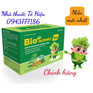Bioacimin FIBER giảm táo bón cho trẻ hộp 30 gói (bio acimin fiber)