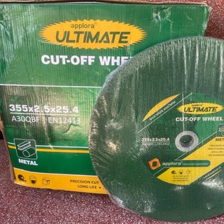 Đá cắt sắt 3,5 tất - đĩa cắt 355mm - 5 viên đá cắt xanh ,đỏ,đen chuyên cắt sắt,thép,inox