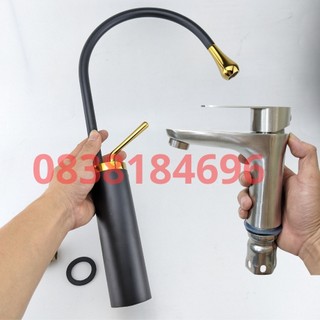 Vòi chậu rửa nóng lạnh Inox 304