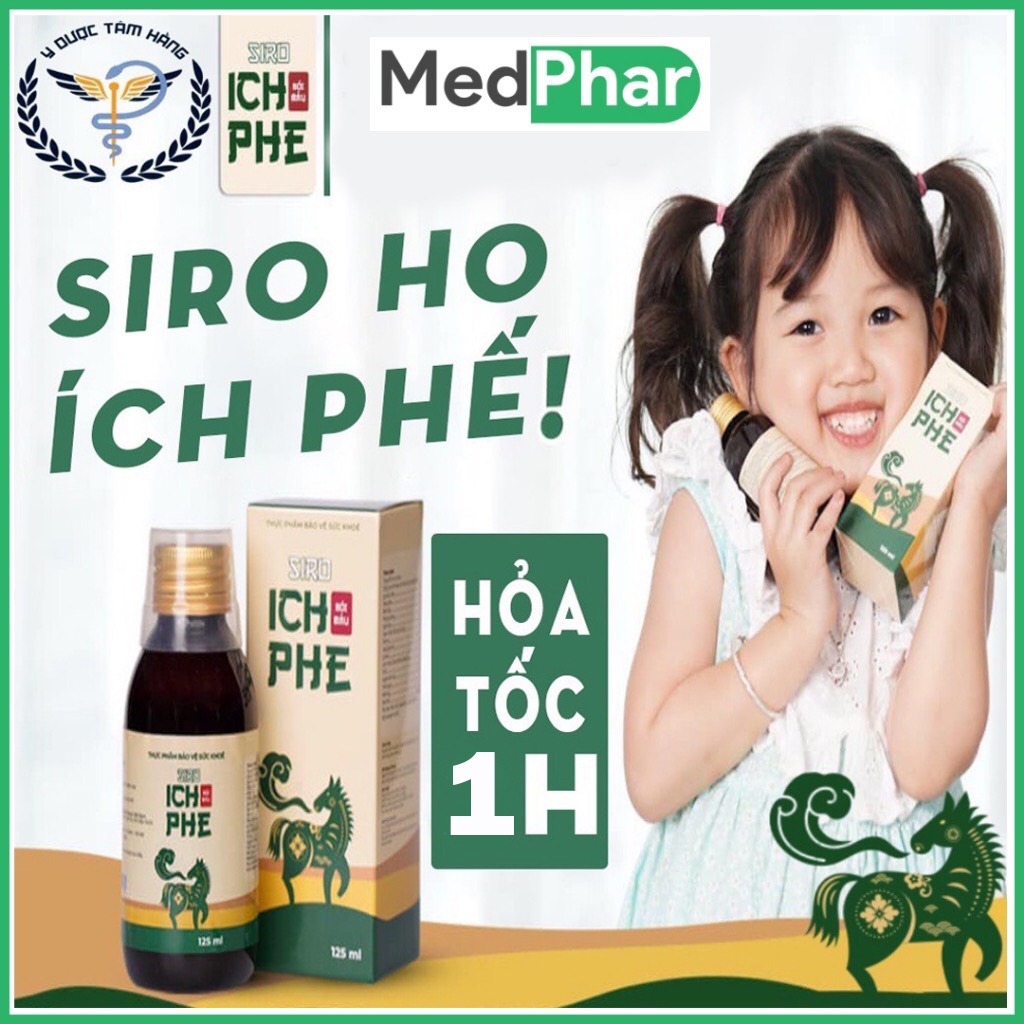 Siro Ích Phế Bối Mẫu giúp giảm ho khan, ho lâu ngày, ho do viêm họng