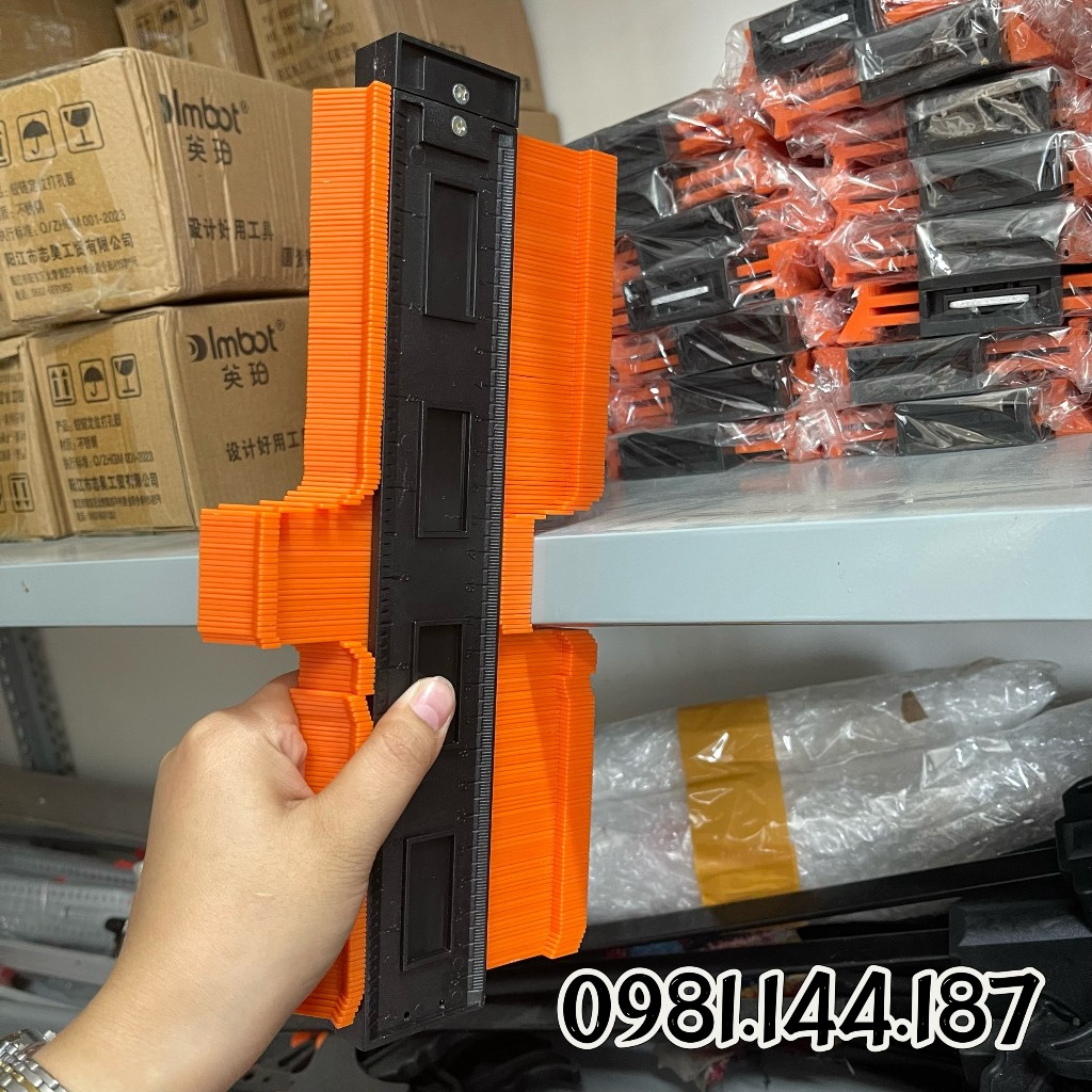 Thước sao chép hình dạng đa năng 25cm, Thước đo góc cạnh tường nhà siêu tiện lợi