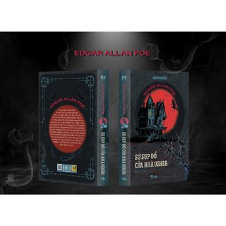 Sách - sự sụp đổ của nhà usher - tuyển tập truyện ngắn kinh dị - edgar allan poe - phuc minh books