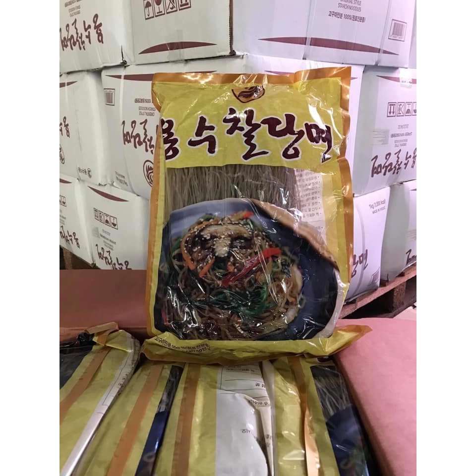 Miến Dẹt Khoai Tây Hàn Quốc bản to siêu ngon gói 1kg