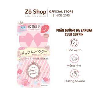 Phấn Phủ Club Suppin No Make Up Dưỡng Da Sakura 26g