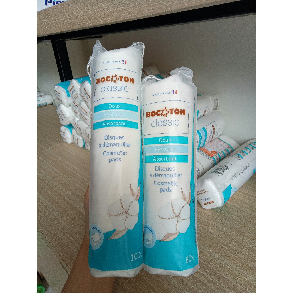 Combo 5 Bông tẩy trang Bocoton  Classic 100 miếng