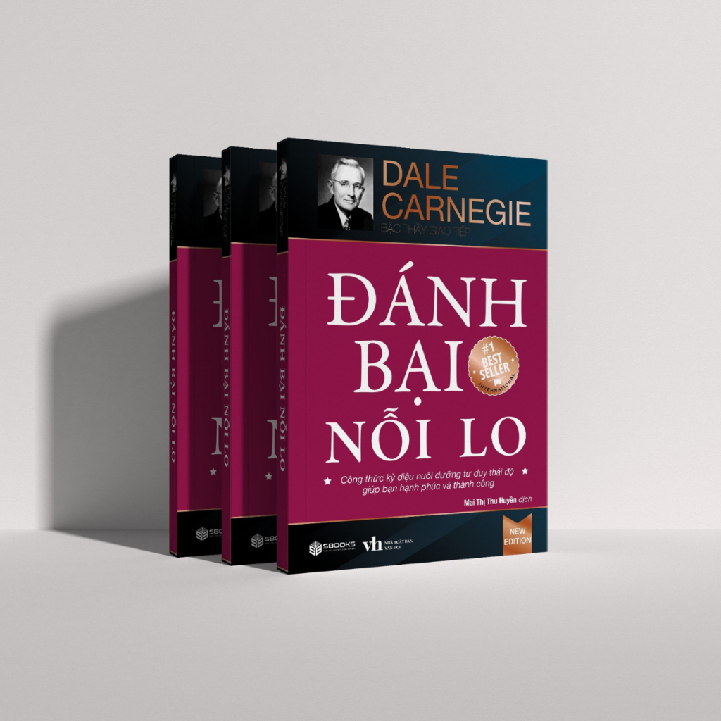 Sách - Combo 3 cuốn Đắc Nhân Tâm + Quẳng Gánh Lo Đi Và Vui Sống +_ Đánh Bại Nỗi LO - SBOOKS