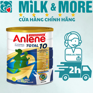 Sữa bột anlene total 10 hương vani 800g 08/2025