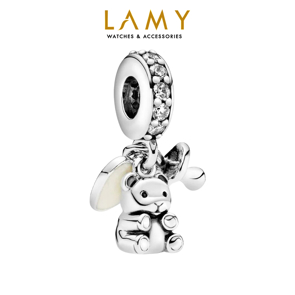 Charm bạc CDE Chú gấu Teddy Baby Teddy Bear CDE1175