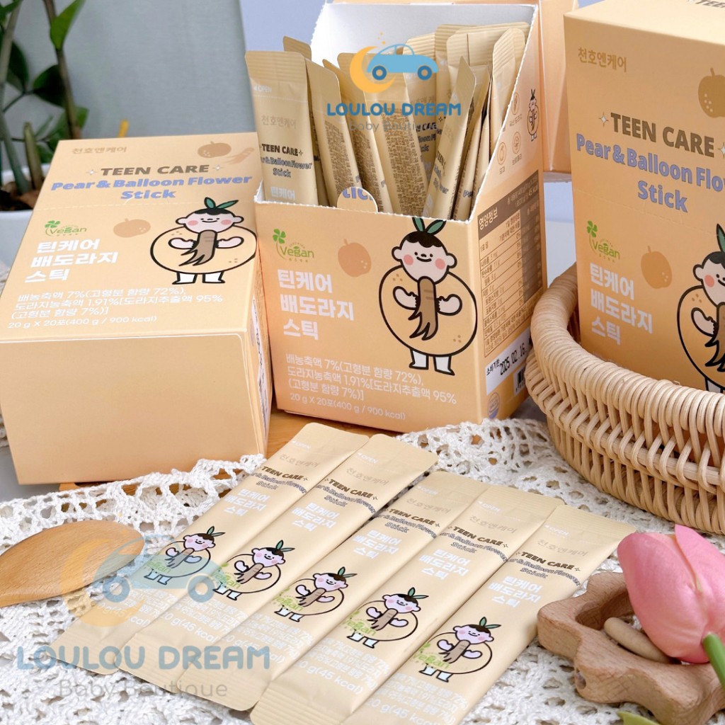 Thạch hồng sâm Chunho Ncare tốt cho hệ hô hấp của bé chính hãng Hàn Quốc cho bé từ 2 tuổi
