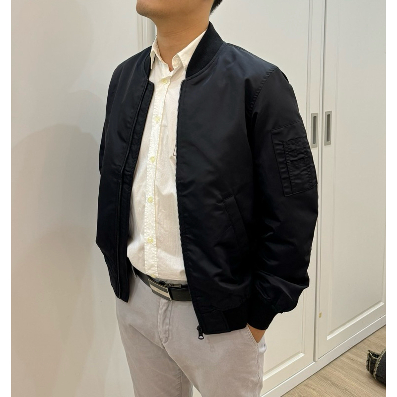 ÁO BOMBER NAM MAN GO 2 MÀU RÊU - ĐEN MẪU MỚI