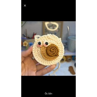 Túi tỏi cho bé hình ốc sên handmade
