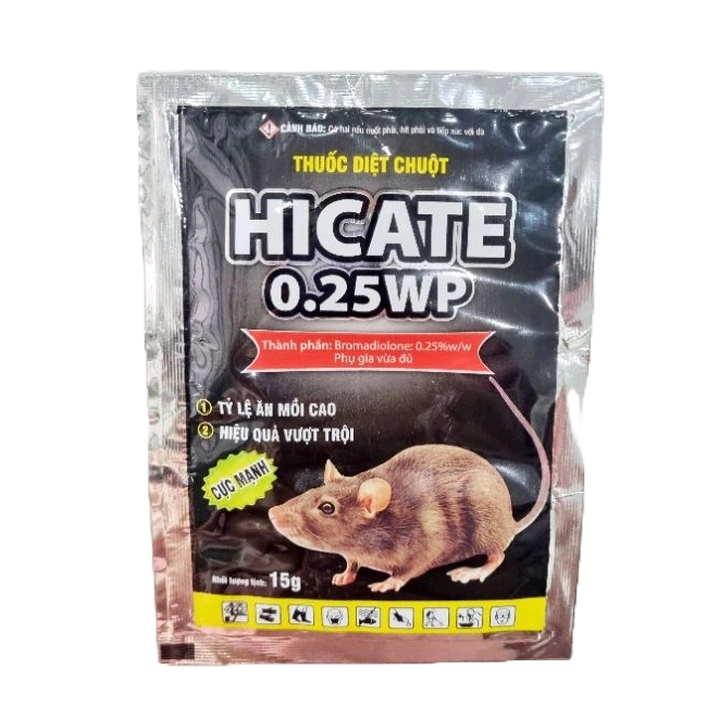 Diệt Chuột hiệu Hicate 15gr