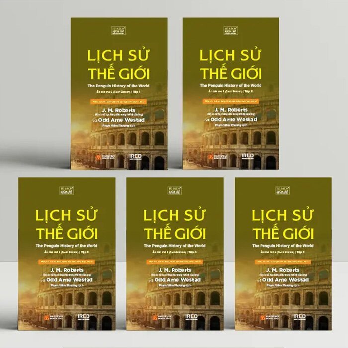 Sách - Lịch Sử Thế Giới - The Penguin History Of The World (Bộ 5 Tập)