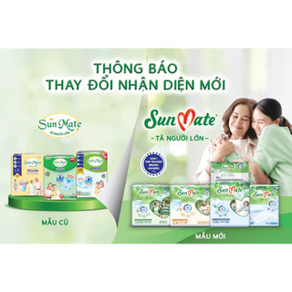 [Mẫu Mới] Tã/bỉm quần người lớn/người già Sunmate M9, L8, M8, M18, L16, XL14