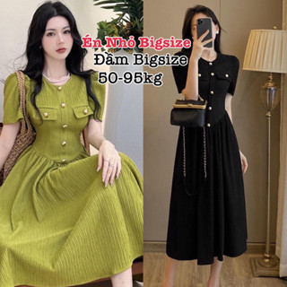 Thời Trang Én Nhỏ Có Bigsize - Đầm Thun Xinh Nhẹ Nhàng Thiết Kế Dự Tiệc Cho Nữ Đẹp Sang Chảnh Dễ Thương 50-95kg