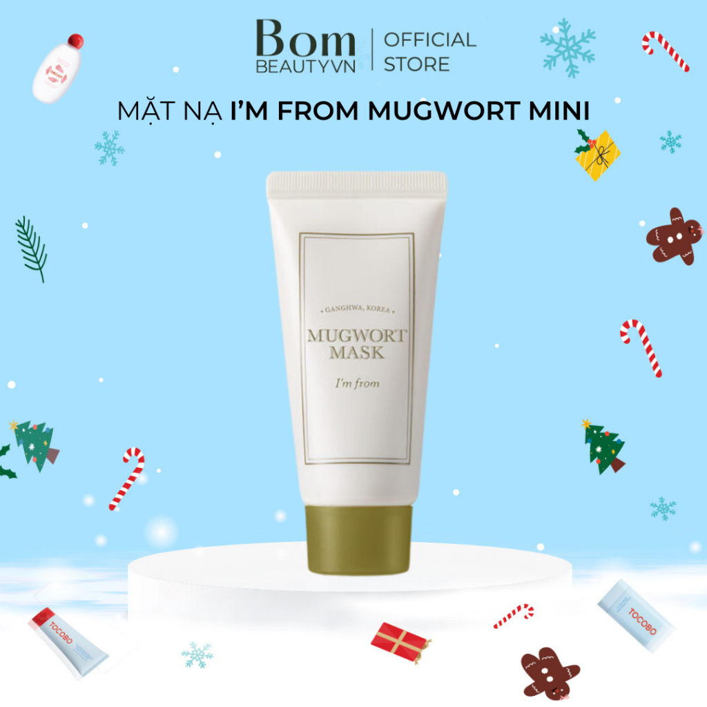 Mặt Nạ Ngải Cứu Làm Dịu & Thải Độc Da I'm From Mugwort Mask Mini 30G (07/2025)