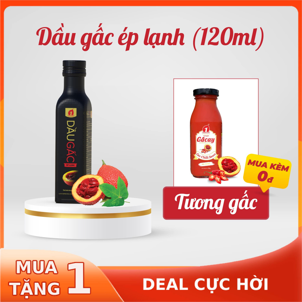 Dầu ăn dặm cho bé GAVI - Dầu gấc ép lạnh GAVI giúp bé ăn ngon miệng, tăng đề kháng, tốt cho thị lực