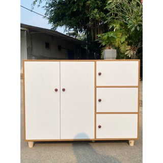 Tủ Giày Gỗ 5 Cánh Hiện Đại ⚡ FREESHIP ⚡ Tủ Đa Năng Có Nhiều Ngăn Để Giày, Để Nhiều Đồ Tiện Lợi Chân Gỗ Tự Nhiên