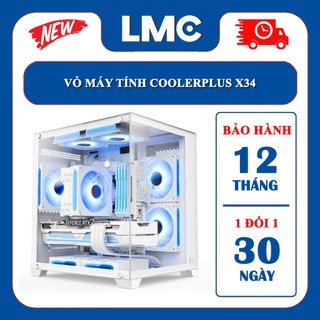 Vỏ máy tính Bể cá CoolerPlus X34 - Kính cường lực