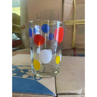 6 ly thuy tinh chấm bi 230ml