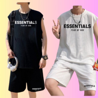 Bộ tanktop ba lỗ nam in hình ESS  bộ thun nam 3 lỗ Tanktop  sát nách thể thao chất vải co dãn mềm mịn nhimstore999