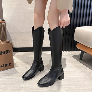 Boot Cổ V Gót vừa CC58 Tiemgiayboot