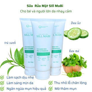 Sill MaBi-Sữa rửa mặt cho bé tuổi dậy thì-Dịu nhẹ,ít bọt,an toàn cho cả da nhạy cảm