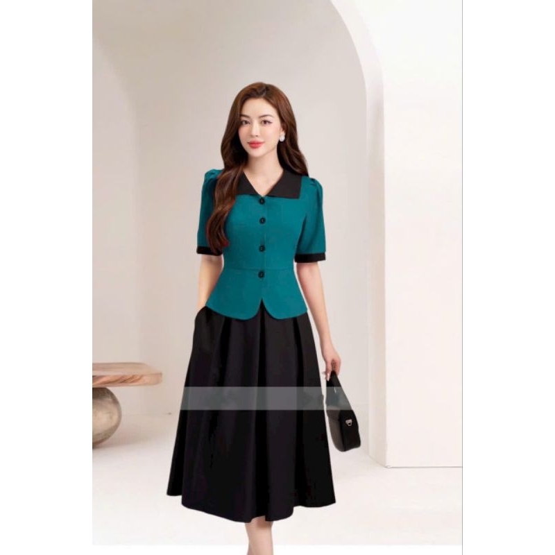 Set công sở cao cấp có túi