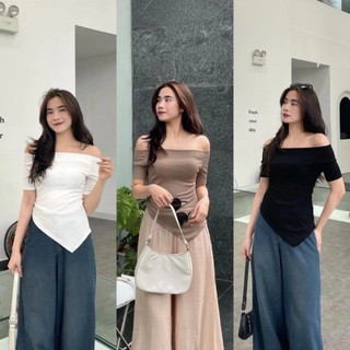 Áo Thun kiểu trễ vai Áo Kiểu Nữ