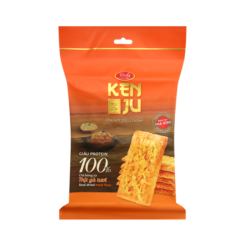 Bánh quy Kenju chà bông túi 192g