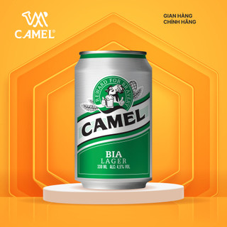 Thùng 24 lon bia camel lager beer 4.5% 330ml chính hãng