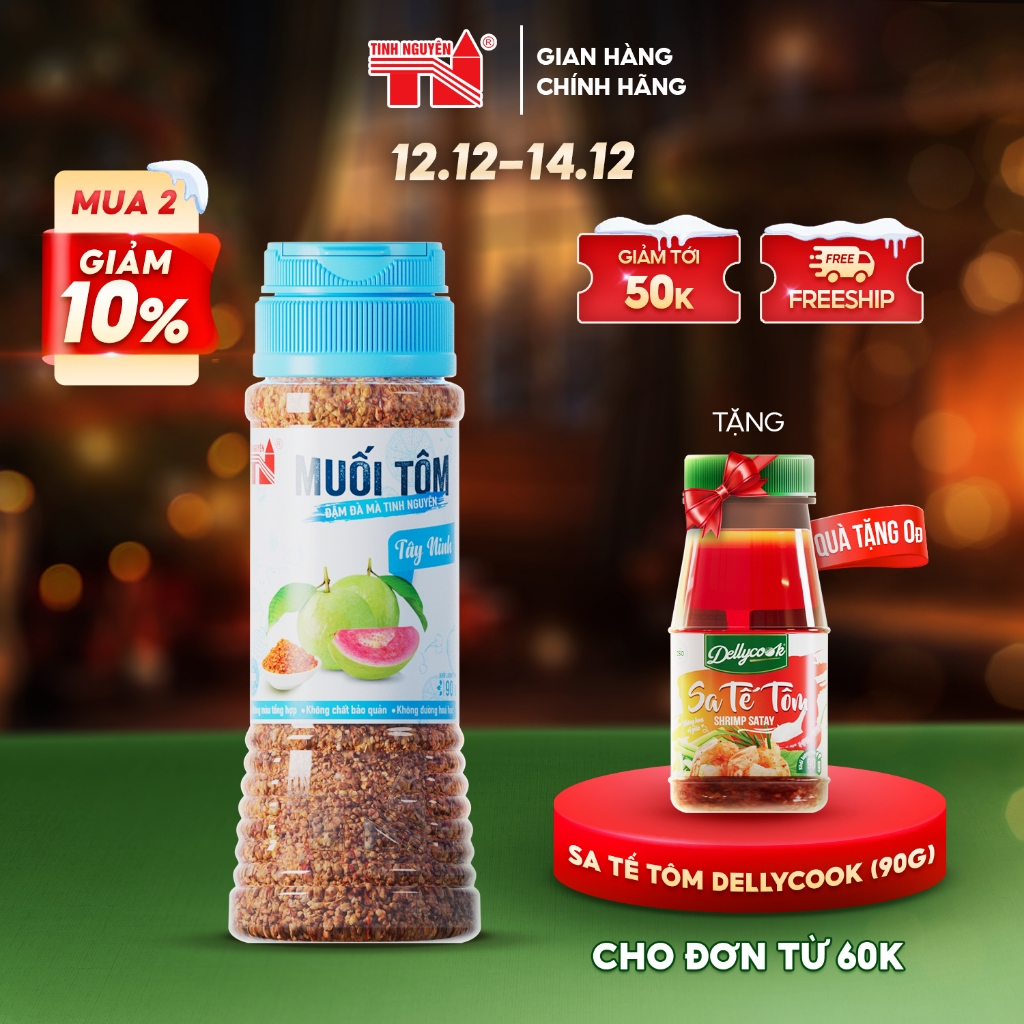 Muối Tôm Tây Ninh Tinh Nguyên (90g)