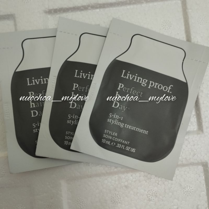 Kem dưỡng tạo kiểu tóc Living Proof Perfect Hair Day 5-in-1 Styling 10ml
