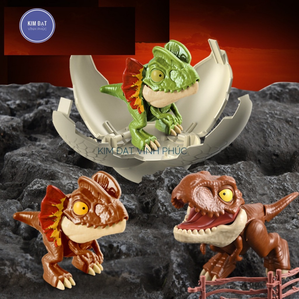 Khủng long cắn ngón tay dễ thương . hàm có lò xo vui nhộn . thú nhỏ cắn ngón tay