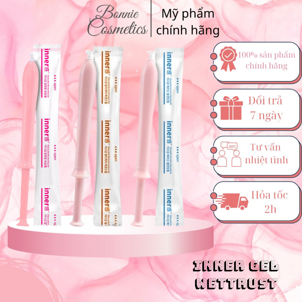 Inner Gel WETTRUST Dung Dịch Vệ Sinh Phụ Nữ dưỡng ẩm, hồng hào khử mùi cô bé - BonnieCosmetics