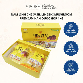 Nấm Linh Chi Imsil Lingzhi Mushroom Premium Hàn Quốc Hộp 1kg
