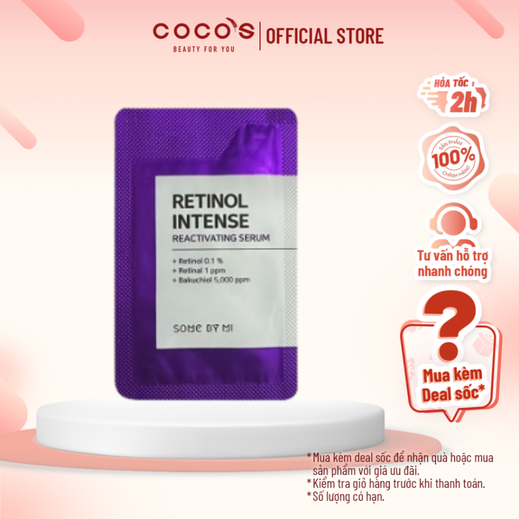 [SAMPLE] Tinh Chất Ngăn Lão Hóa Some By Mi Retinol Intense Reactivating Serum 1.5g