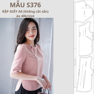 Rập giấy a0 áo nữ mã s376