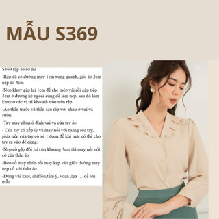 RẬP GIẤY A0 ÁO SƠ MI NỮ MÃ S369