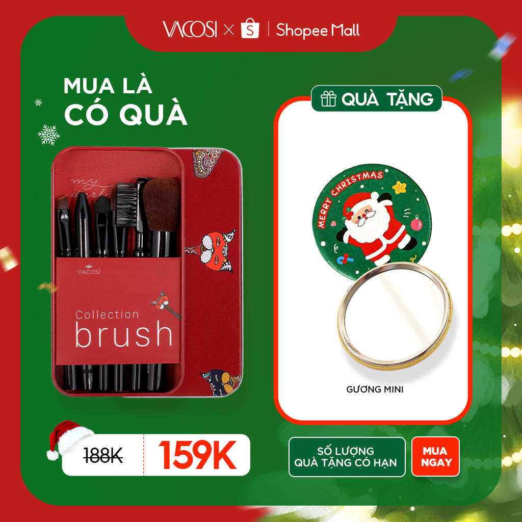 Hộp Cọ Du Lịch VACOSI MY DARLING 6 CÂY - BC23