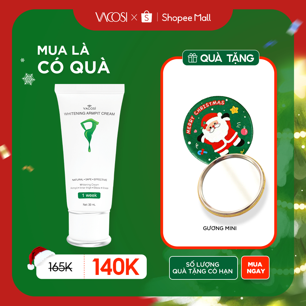 Kem Dưỡng Trắng Nách VACOSI 30ML - VACOSI Whitening Armpit Cream