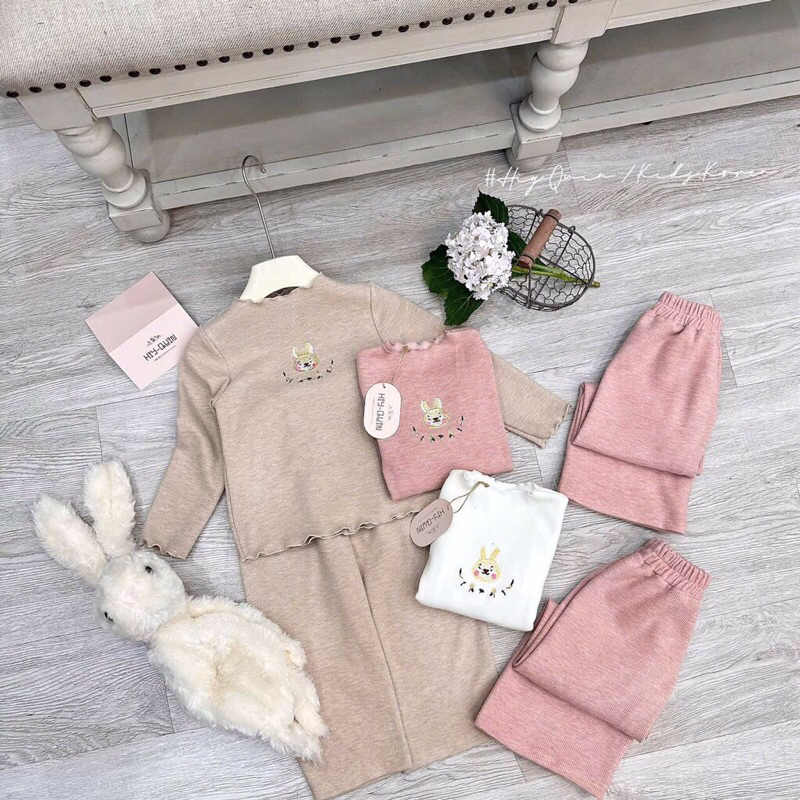 SET NỈ THỎ SIÊU XINH CHO BÉ