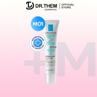 Kem dưỡng giảm mụn nhanh sau 8 giờ La Roche-Posay Effaclar Duo+ M 40ml