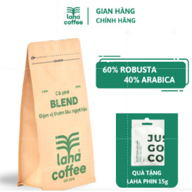 Cà phê đặc biệt laha blend 20% robusta 80% arabica dạng hạt, bột laha coffee | 250gr