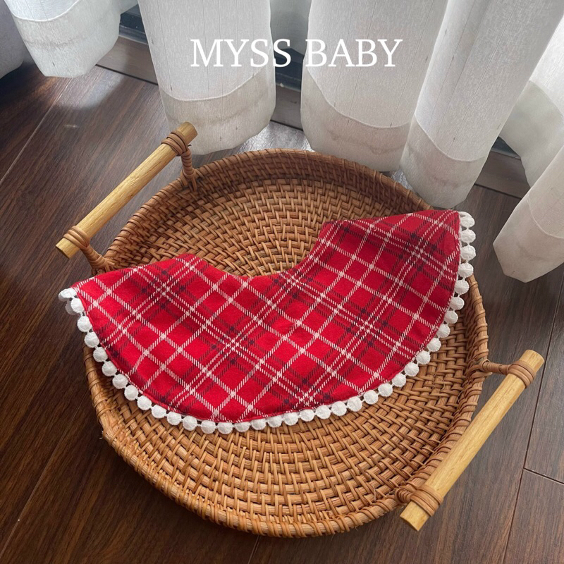 Yếm Cổ Tròn Hoạ Tiết Giáng Sinh MYSS BABY