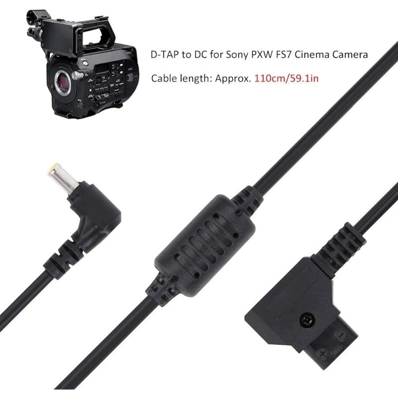 Dây Cáp Chuyển Đổi [ D-TAP SANG DC 12V] Cho Camera Sony FS7