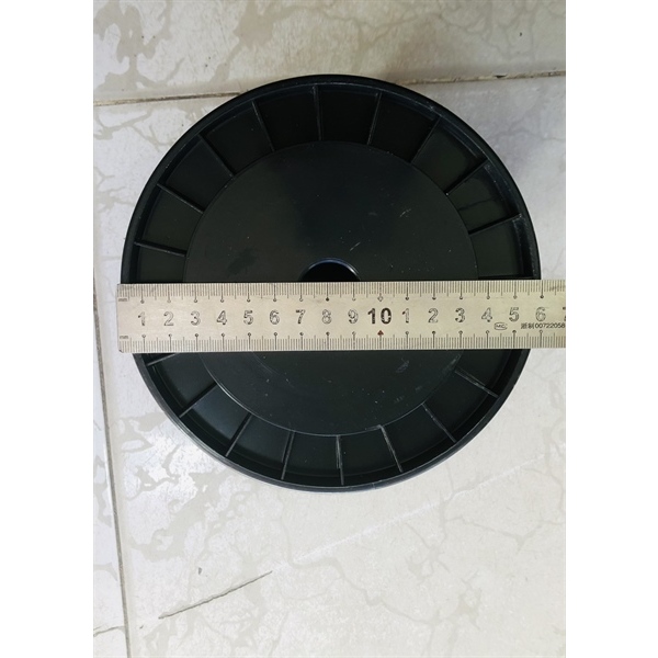Rulo nhựa mini 16x11cm màu đen