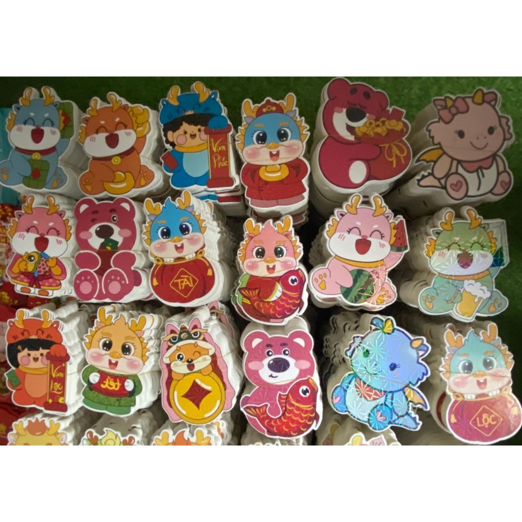 [Siêu sale] Combo 100 lì xì chibi Tết 2025